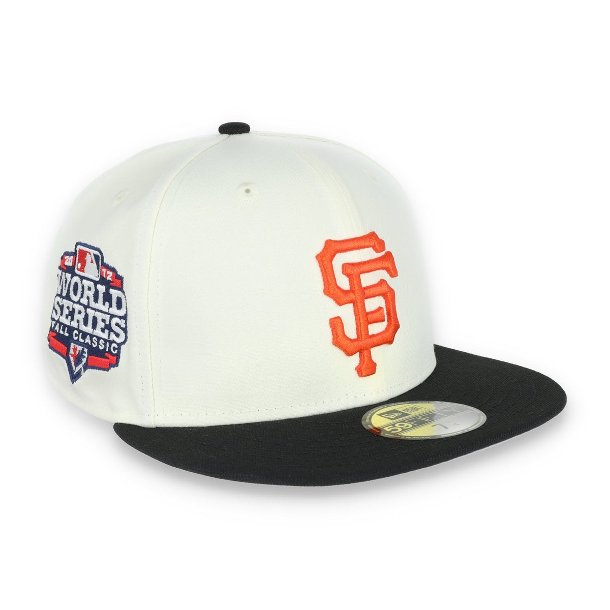 New Era San Francisco Giants 2012 World Series Fall Classic Side Patch Throwback White 59FIFTY Fitted