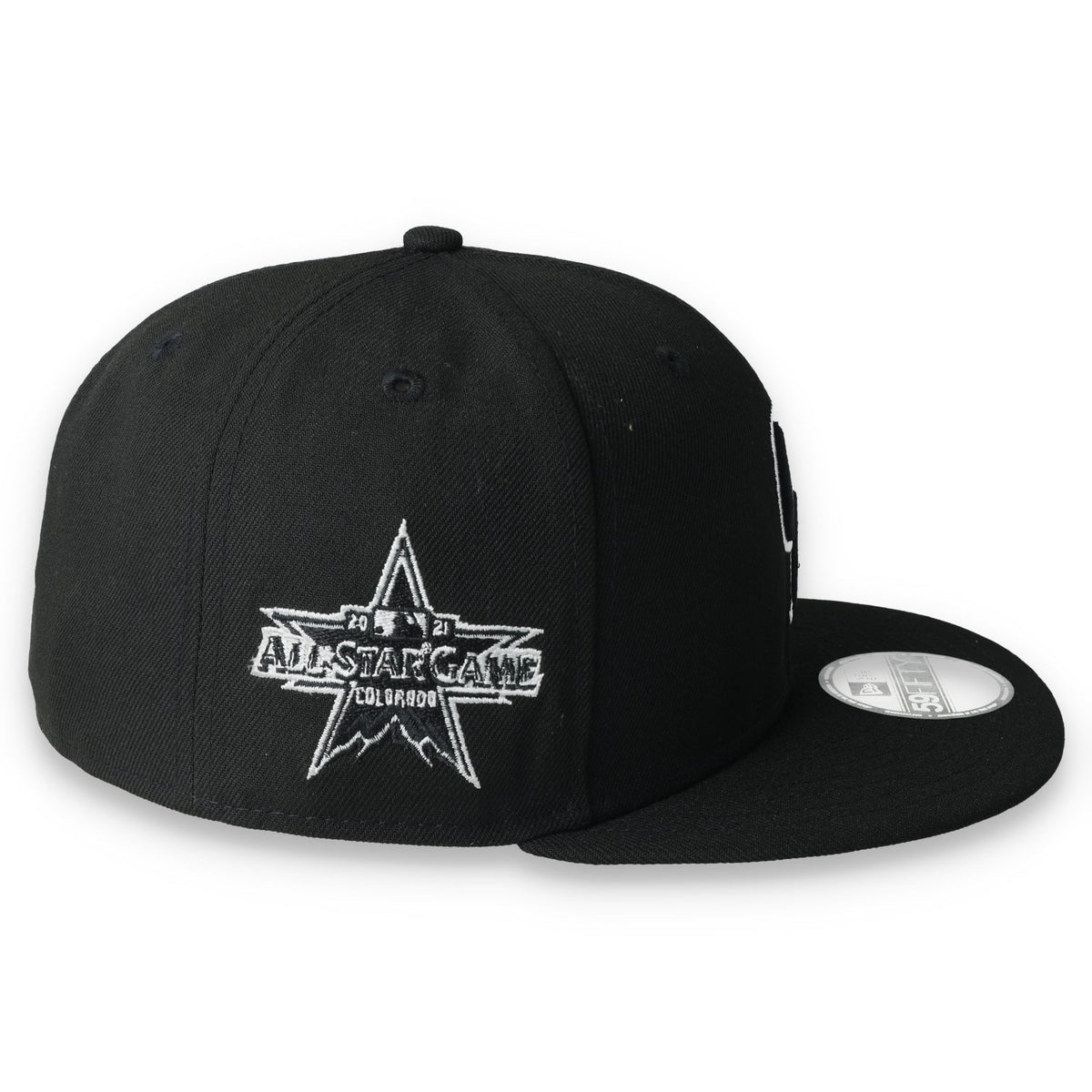 New Era Colorado Rockies Side Patch 2021 All-Star Game 59fifty Fitted Hat-Black/White