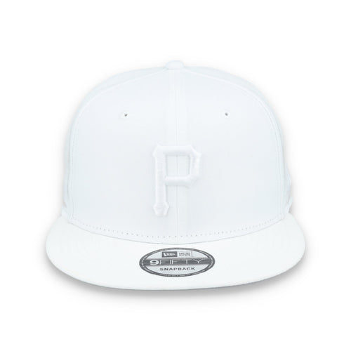 New Era Pittsburgh Pirates White on White 9FIFTY Snapback Hat-