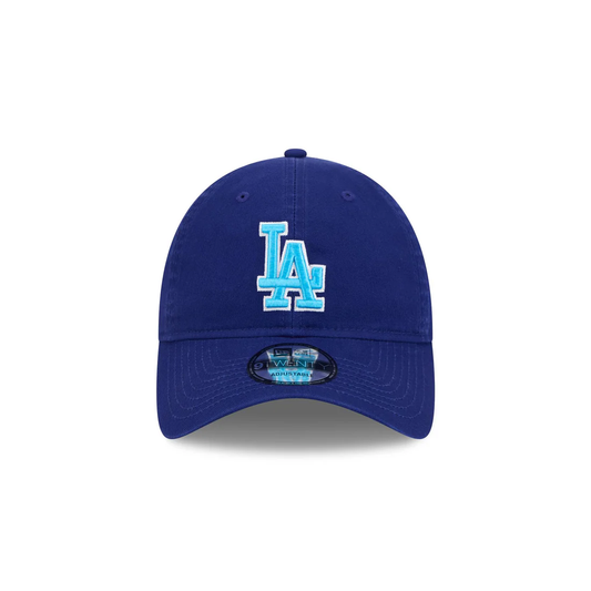 New Era Youth Los Angeles Dodgers 9TWENTY ADJUSTABLE HAT- BLUE/ LIGHT BLUE