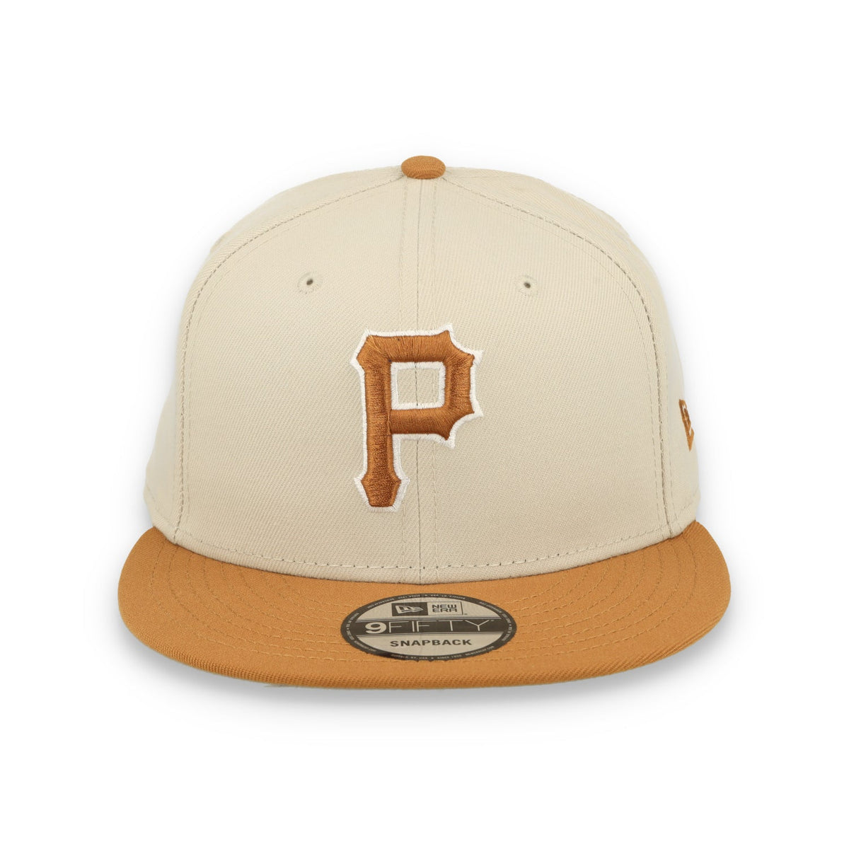 New Era Pittsburg Pirates Color Pack 9FIFTY Snapback Hat-Stone/Light Bronze