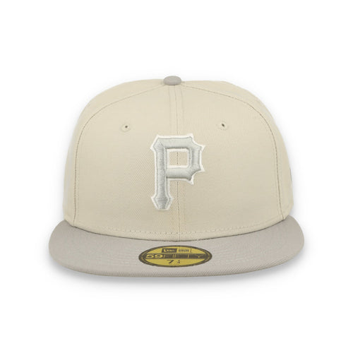 New Era Pittsburg Pirates TWO-TONE COLOR PACK 59FIFTY Fitted hat-Khaki/Gray
