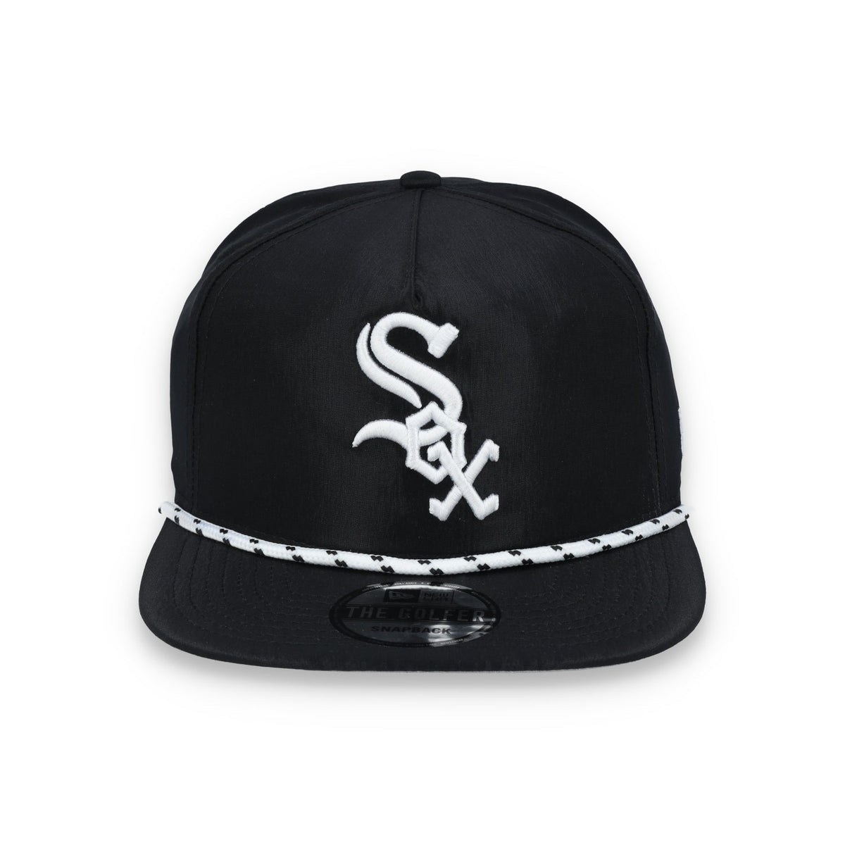 New Era Chicago White Sox Golfer Team Rope Snapback Hat - Black