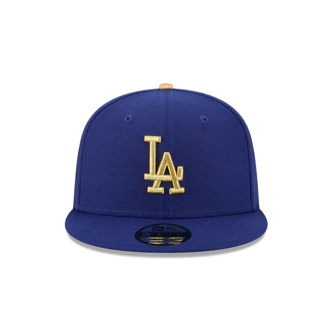 New Era Los Angeles Dodgers 2024 World Series Side Patch 9FIFTY Snapback Hat-Royal/Gold