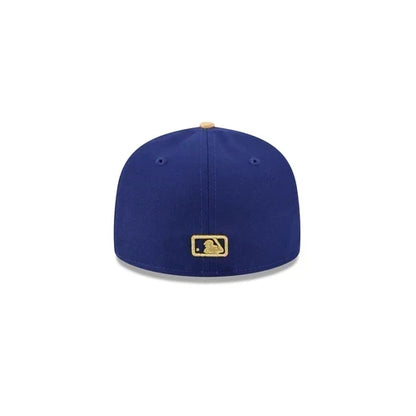 New Era Kids Los Angeles Dodgers 2024 World Series Side Patch 59FIFTY Fitted Hat - Royal/Gold