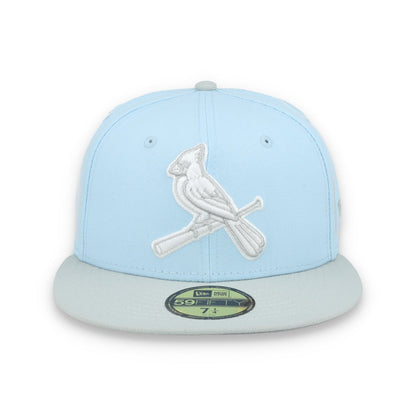 New Era St. Louis Cardinals 2-Tone Color Pack 59FIFTY Fitted Hat-Light Blue/Gray