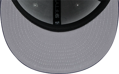 New Era Texas Rangers 2-Tone Color Pack 59FIFTY Fitted Hat-Light Blue/Gray
