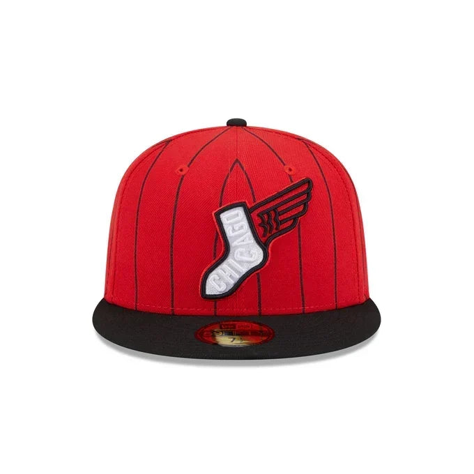New Era Chicago White Sox City Connect  59FIFTY Fitted Hat-Red