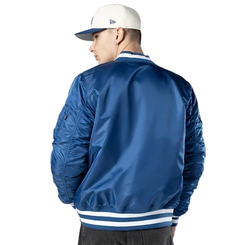 New Era Alpha Industries Los Angeles Dodgers Bomber Jacket - Royal