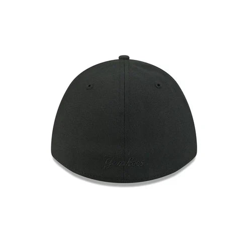New Era New York Yankees 39THIRTY M-Crown A-Frame Stretch Fit Hat-Black/Black