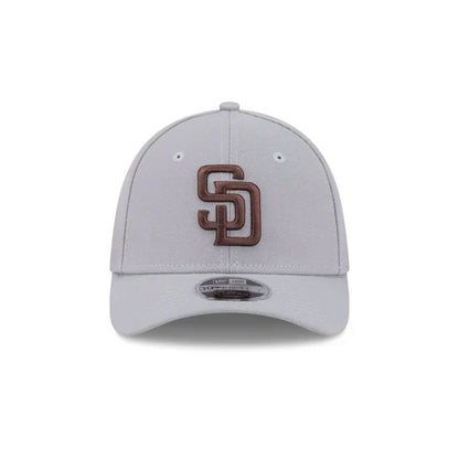 New Era San Diego Padres 39THIRTY M-Crown Stretch Fit Hat-Gray