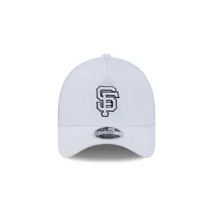 New Era San Francisco Giants 2026 Batting Practice White 9FORTY APEX Trucker Snapback Hat