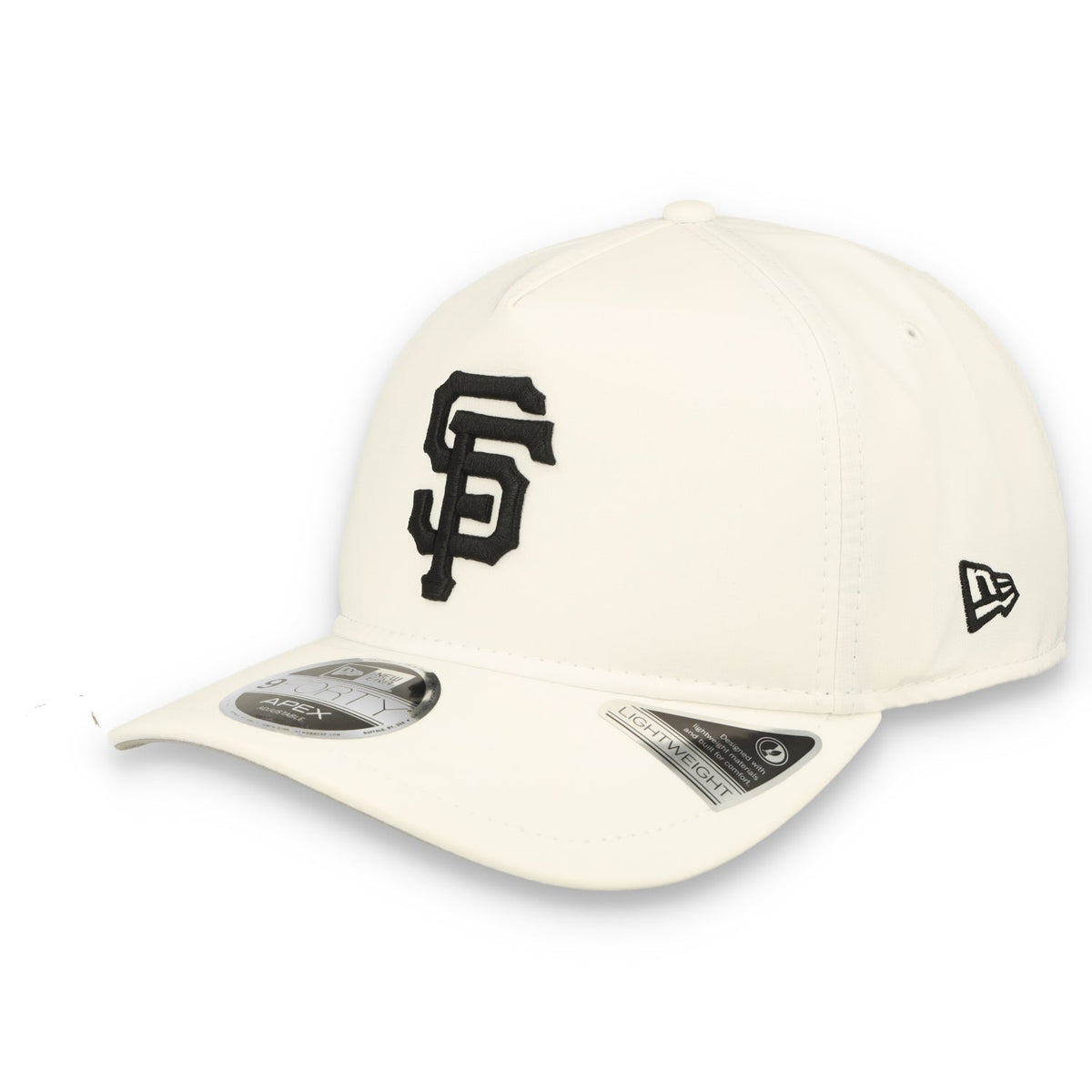 New Era San Francisco Giants White 2026 Batting Practice 9FORTY APEX Trucker Snapback Hat