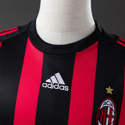 AC Milan Jersey 2008-09 Home Retro Football Kit