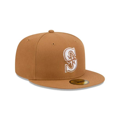New Era  Seattle Mariners Basic 59FIFTY Fitted Hat-Bronze