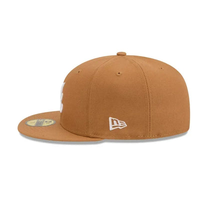 New Era Atlanta Braves Basic 59FIFTY Fitted Hat-Bronze