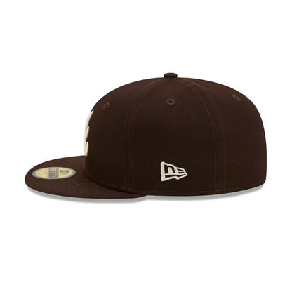 New Era Atlanta Basic Braves 59FIFTY Fitted Hat-Brown