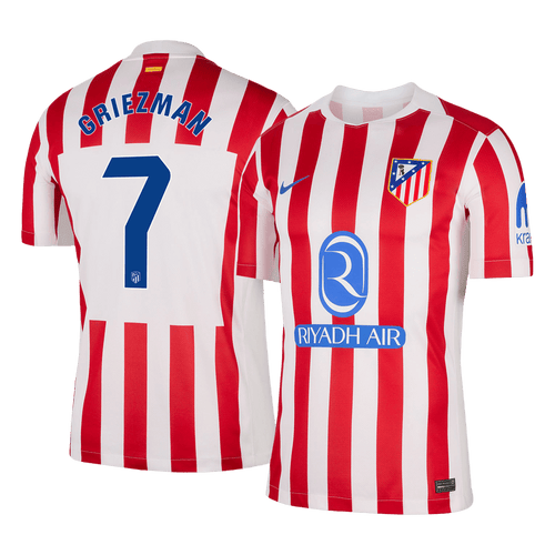 GRIEZMANN #7 Mens Atletico Madrid Home Jersey 2025/26