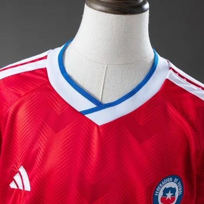 Kids Chile Home Jersey 2026 World Cup Football Kit Soccer Jersey