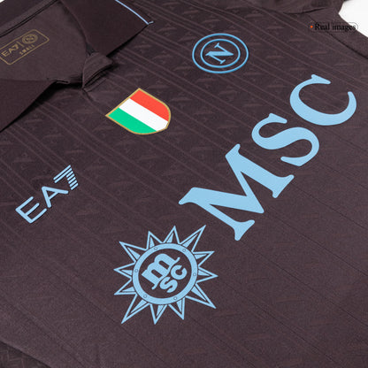 Mens Napoli Third Jersey 2025/26 - Player Version (Slim Fit)