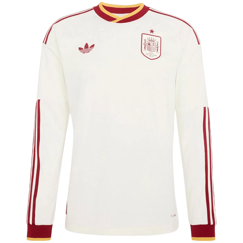 Mens Spain World Cup Away Long Sleeve Jersey 2026