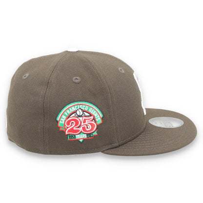 NEW ERA SAN FRANCISCO GIANTS 25th Anniversary 59FIFTY FITTED HAT-Walnut