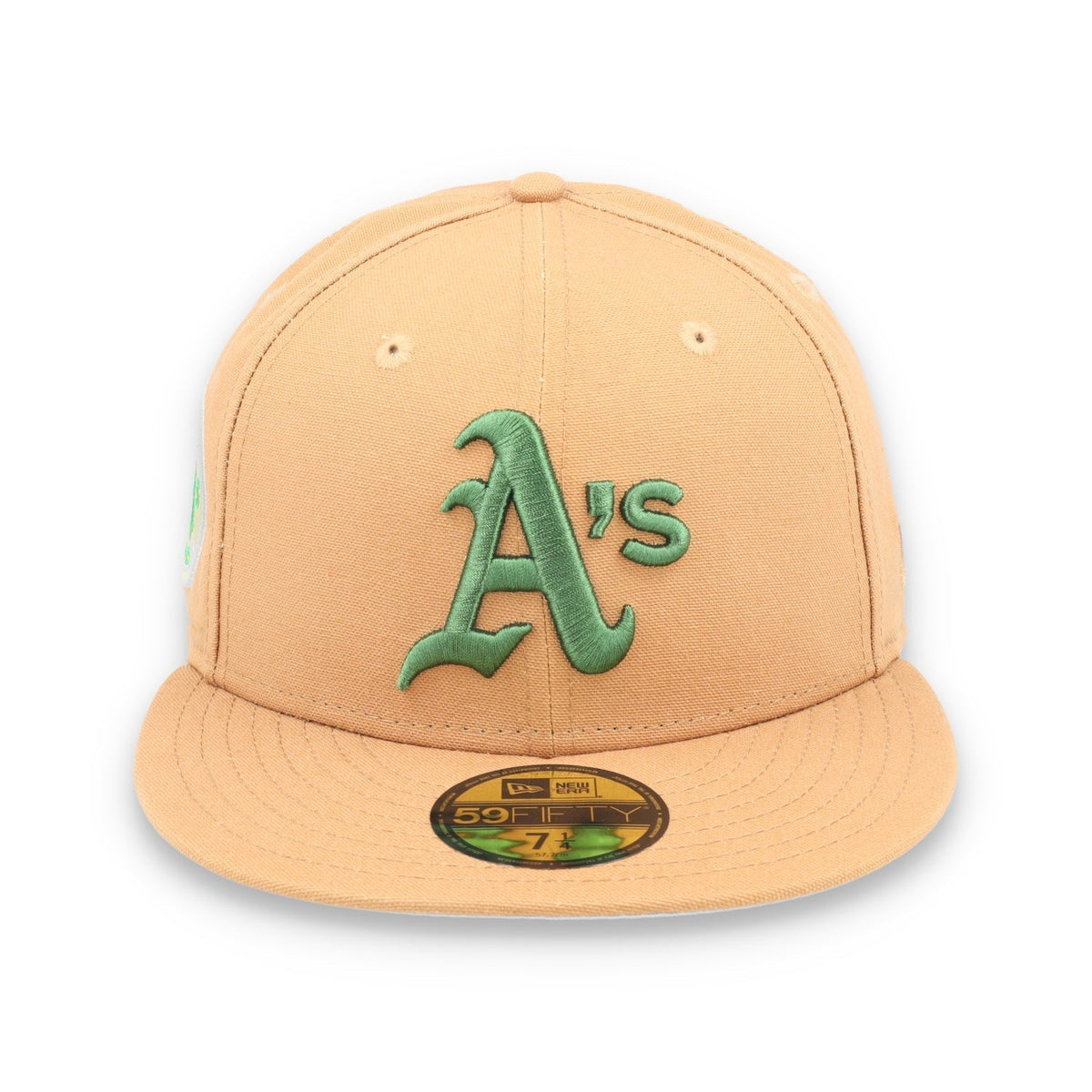 New Era Oakland Athletics 1973 World Series Patch 59FIFTY Fitted-Peanut