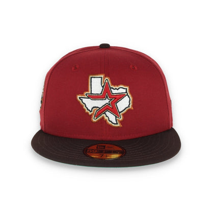 New Era Houston Astros 45th Anniversary Patch 59FIFTY-BURNT RED/BROWN