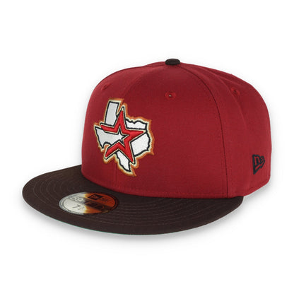 New Era Houston Astros 45th Anniversary Patch 59FIFTY-BURNT RED/BROWN