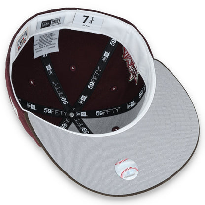 New Era San Francisco 1996 All-Star Side Patch 59IFTY Fitted Hat-Maroon