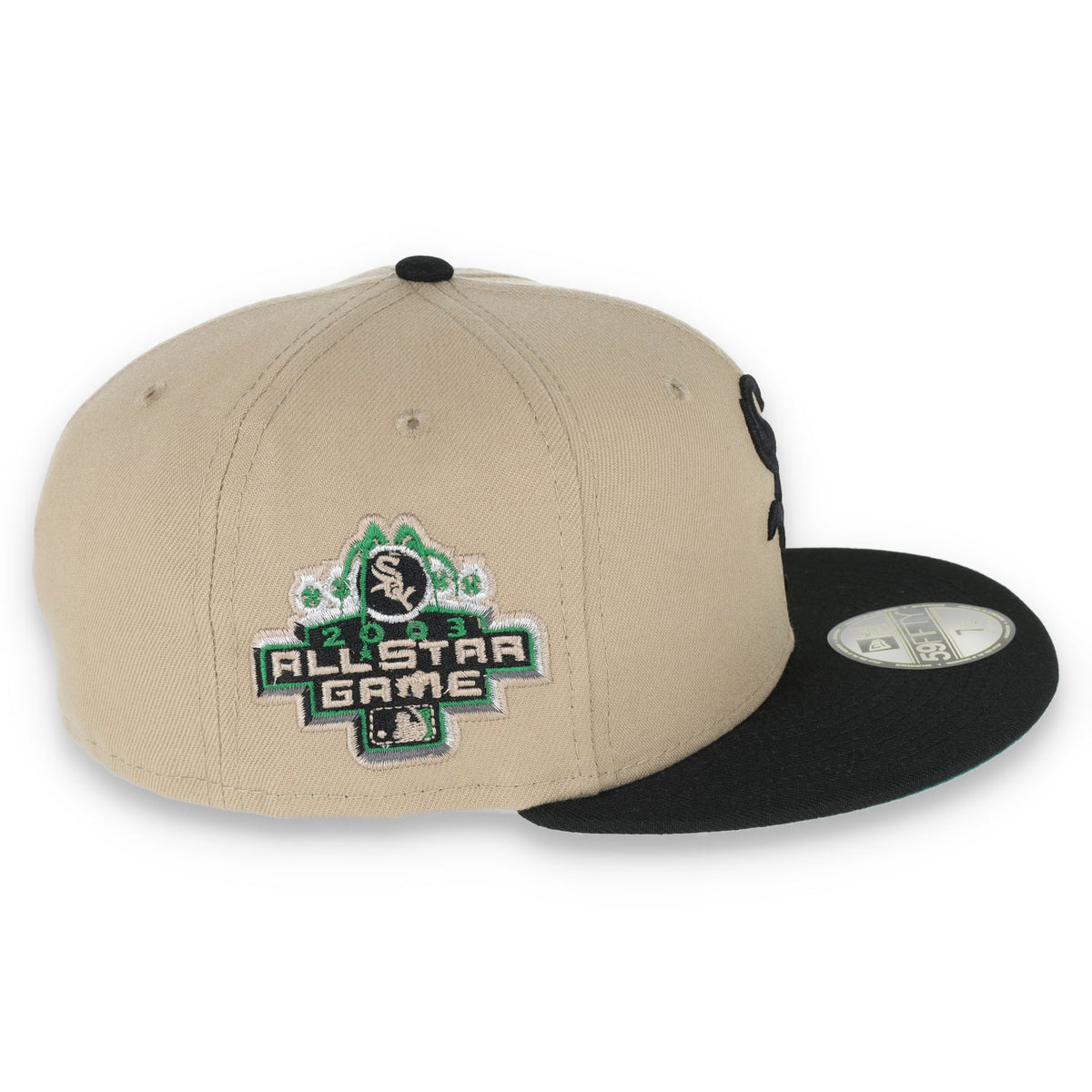 New Era Chicago White Sox All Star 2003 Patch 59FIFTY Fitted Khaki Hat