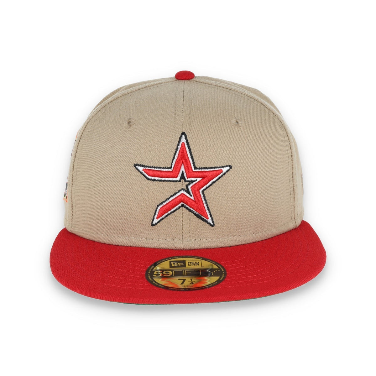 New Era Houston Astros 50th Anniversary Patch 59FIFTY Fitted Khaki Hat