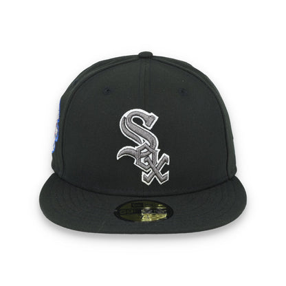 New Era Chicago White Sox 1917 World Series Side Patch 59FIFTY Fitted Hat-Metallic Grey/Black