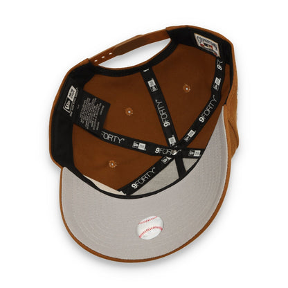 New Era San Diego Padres 25th Anniversary 9FORTY A-Frame Snapback Hat-Toasted Peanut