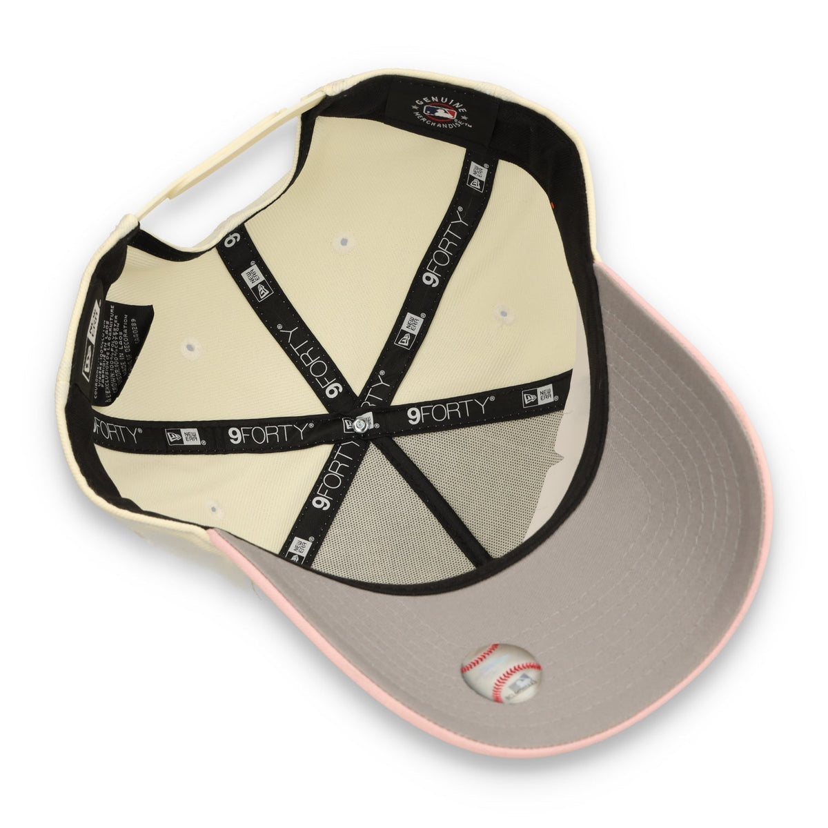 New Era San Francisco Giants Hearts 9FORTY A-Frame Snapback Hat-Chrome White