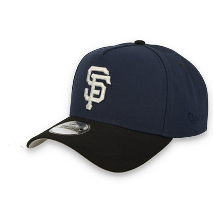New Era San Francisco Giants 25th Anniversary  9FORTY A-Frame Snapback Hat-Oceanside Blue/Black