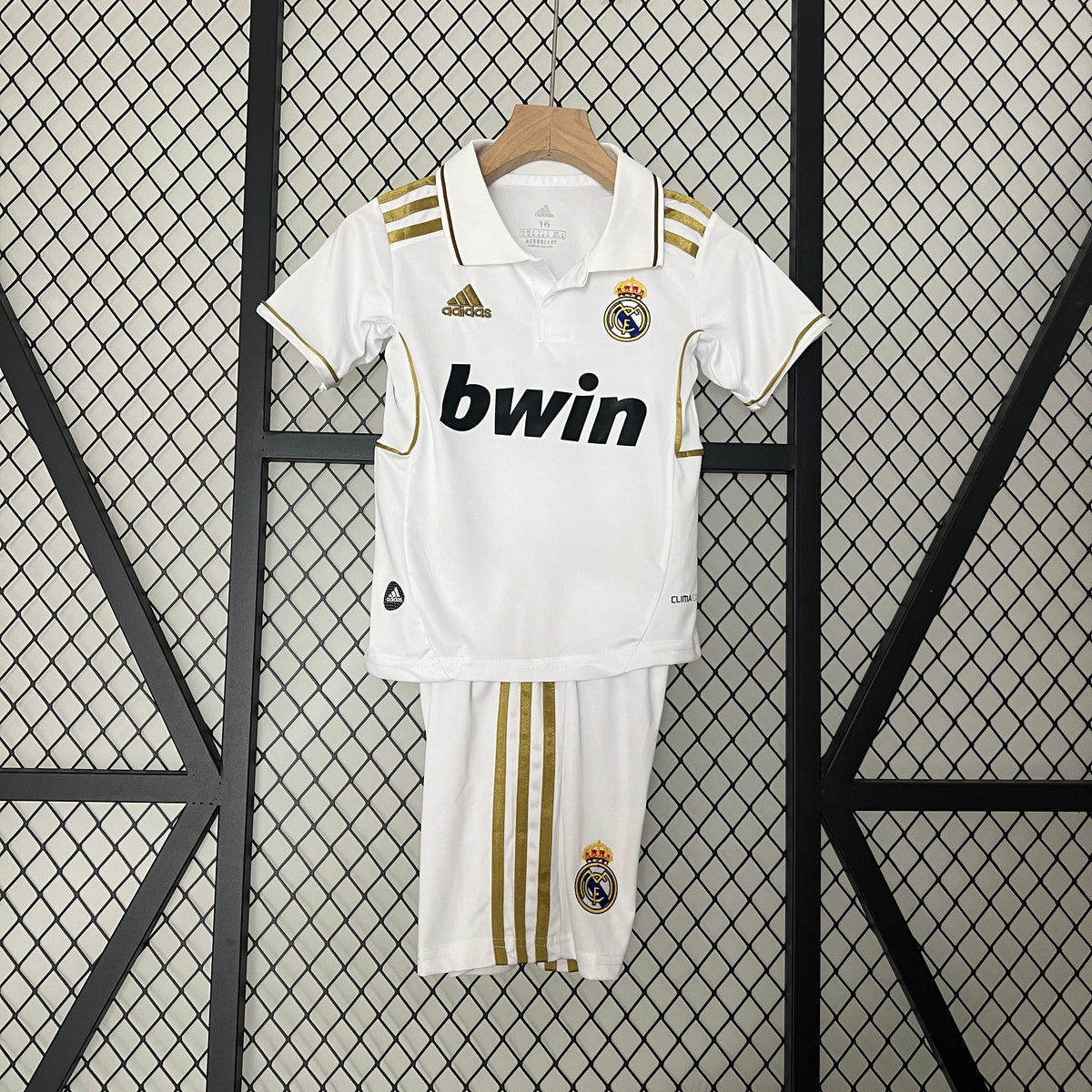 Camiseta Real Madrid I 11/12 Conjunto Infantil (Retro)