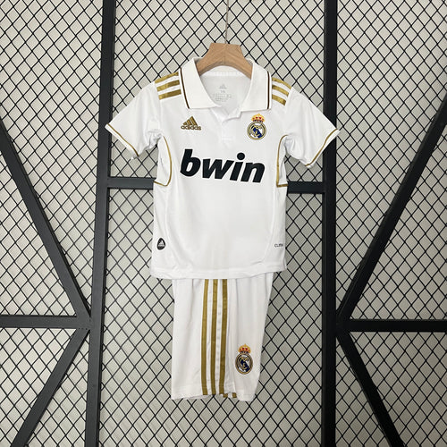 Camiseta Real Madrid I 11/12 Conjunto Infantil (Retro)