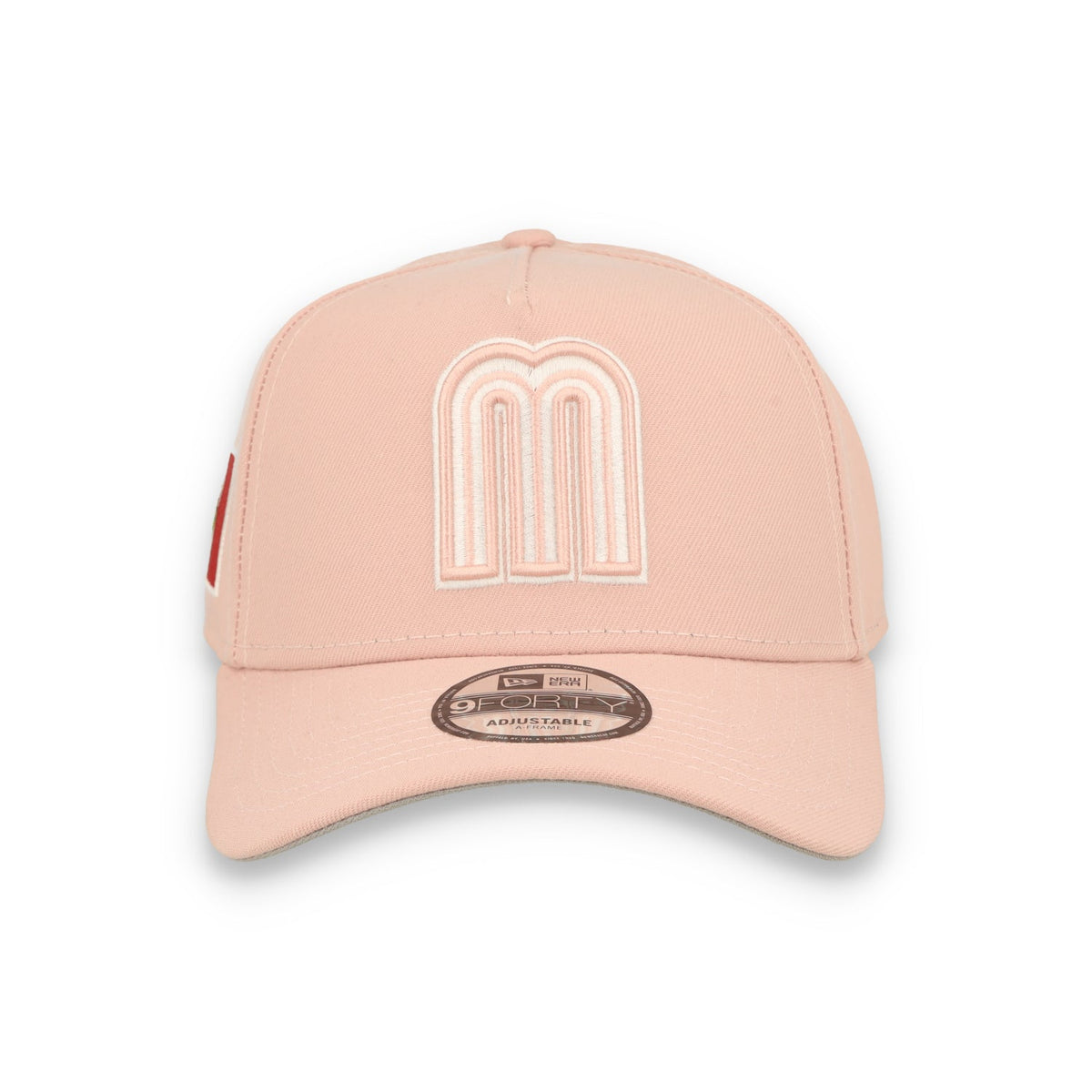 New Era Mexico WBC  9FORTY A-Frame Snapback Hat-Pink