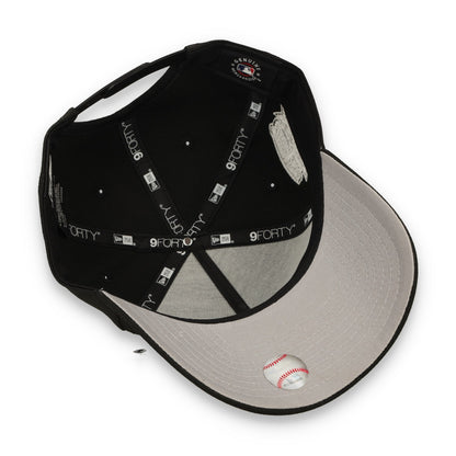 New Era Los Angeles Dodgers 2025 WS Champs 9FORTY A-Frame Snapback Hat-Black/White
