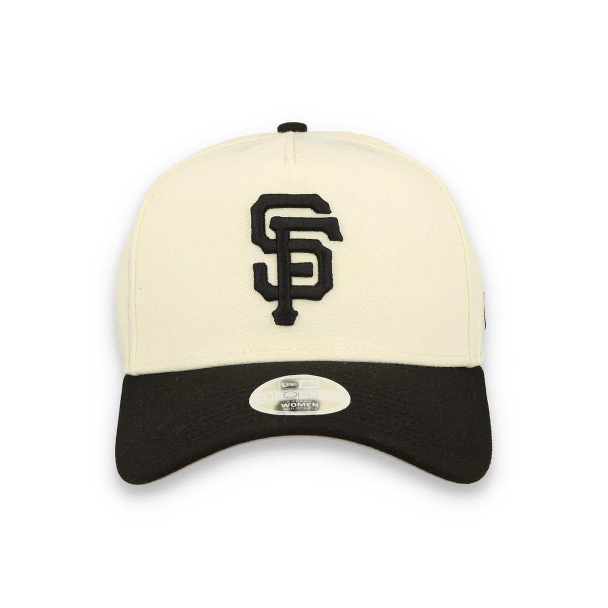 New Era San Francisco Giants 9FORTY A-Frame Snapback Hat-Chrome White