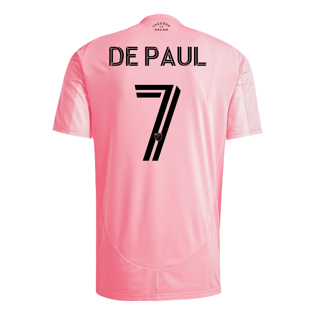 DE PAUL #7 Mens Inter Miami CF Home Jersey 2025