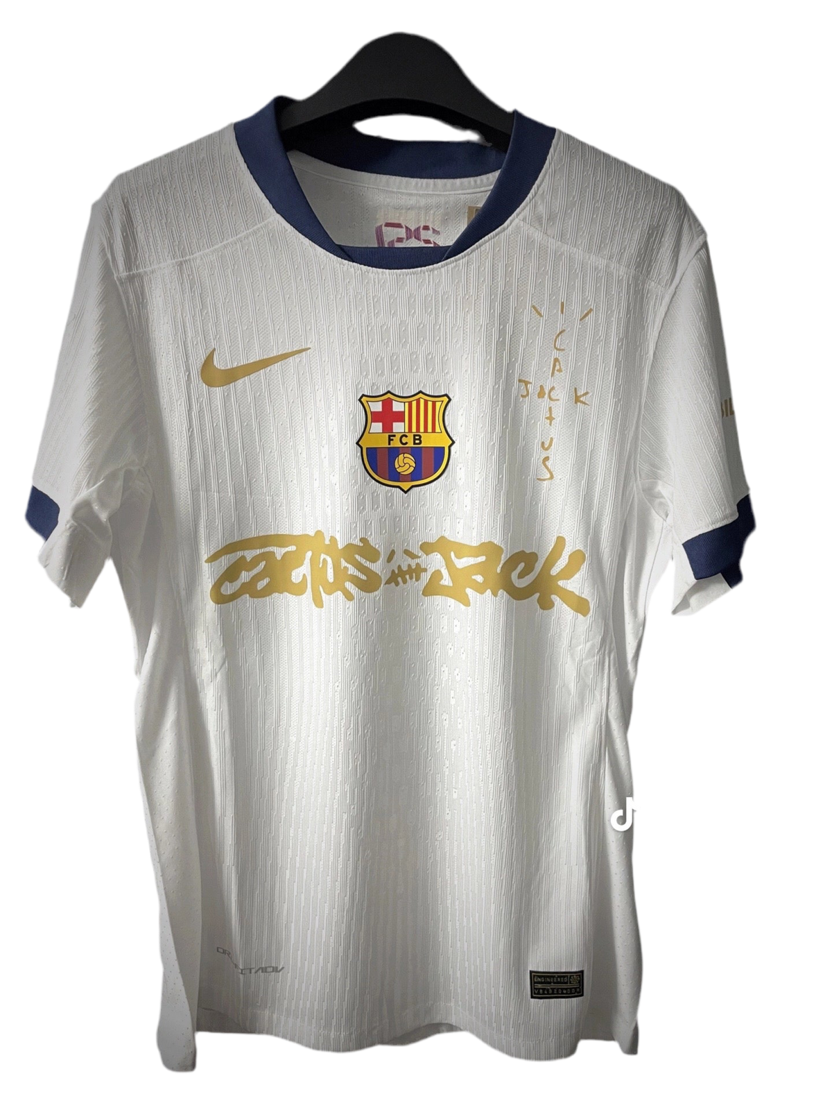 Barcelona X Travis Scott 24/25 White Home Jersey - Fan Version