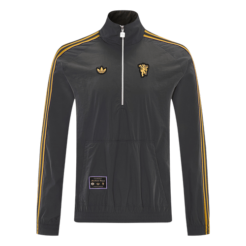 2026 Manchester United Gray Windbreaker Jacket