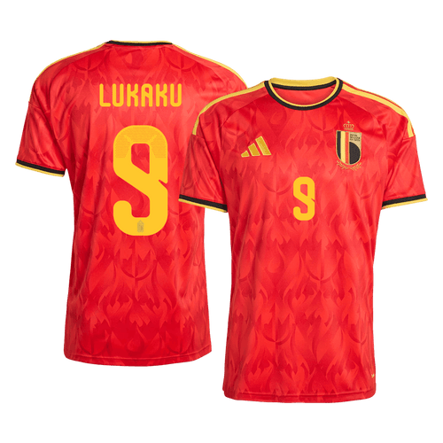 LUKAKU #9 Mens Belgium World Cup Home Jersey 2026