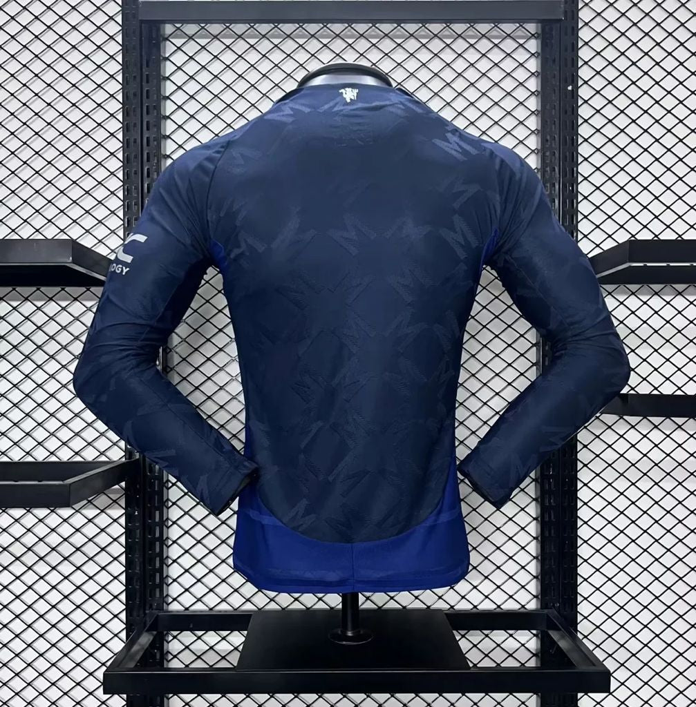 Manchester United Jugador Visitante Camiseta 2024/2025 Long Sleeve