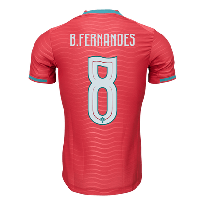 B.FERNANDES #8 Mens Portugal World Cup Home Jersey 2026 - Player Version (Slim Fit)
