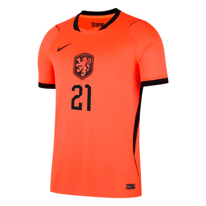 F.DE JONG #21 Mens Netherlands World Cup Home Jersey 2026