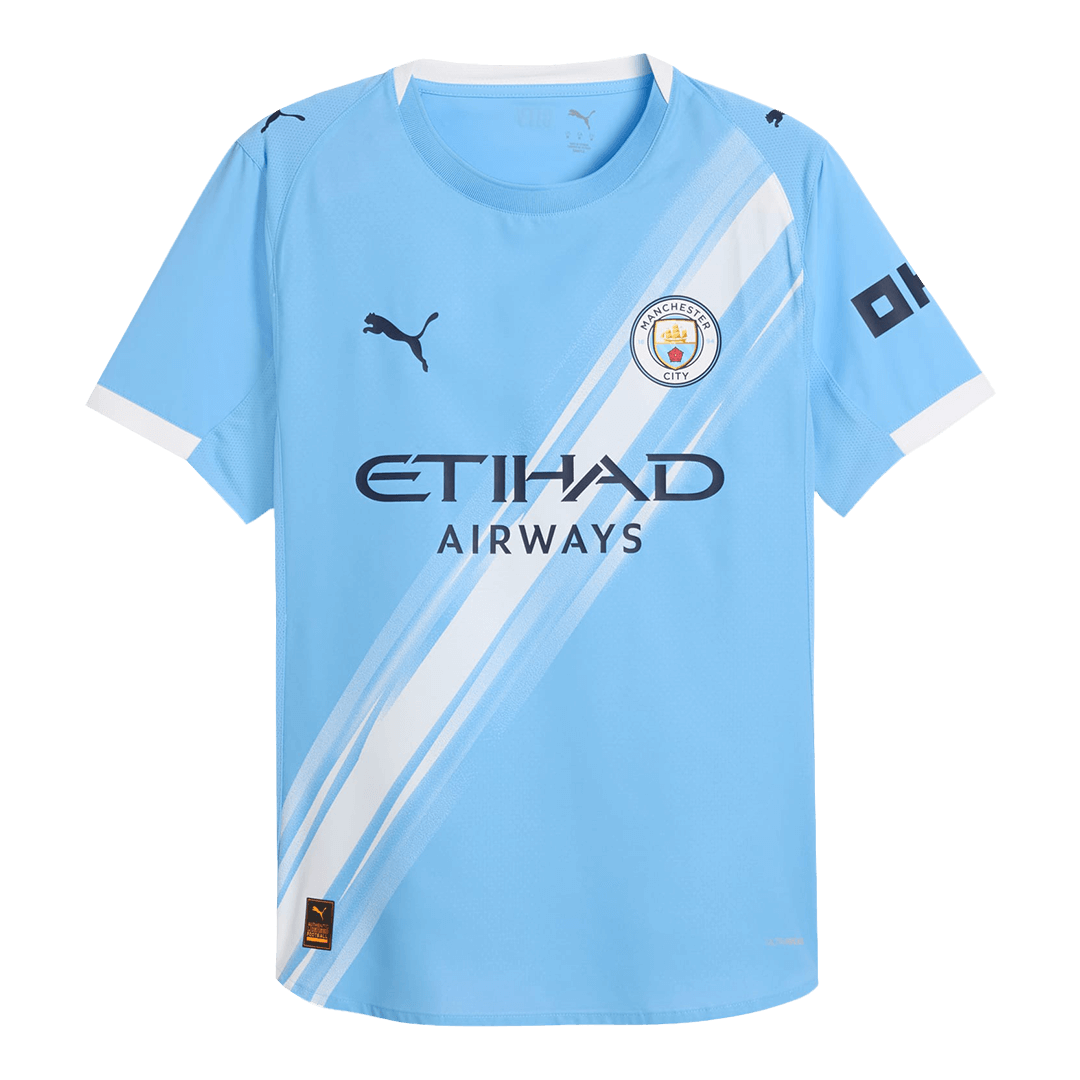 Mens Manchester City Home Jersey 2025/26 - Player Version (Slim Fit)