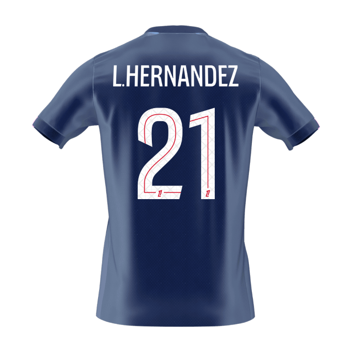 L.HERNANDEZ #21 Mens PSG Home Jersey 2025/26 [PREMIUM]